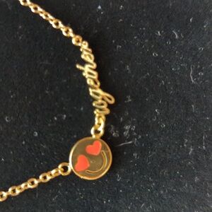NWOT (#325) Kate Spade Say YES Happy Together Emoji Phrase Idiom Necklace